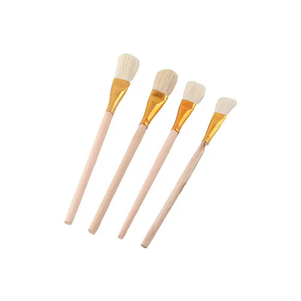 

Round Durable Bristle Brush Set Wooden Artist Acrylic Oil Painting Paint Brushes Watercolor Painting