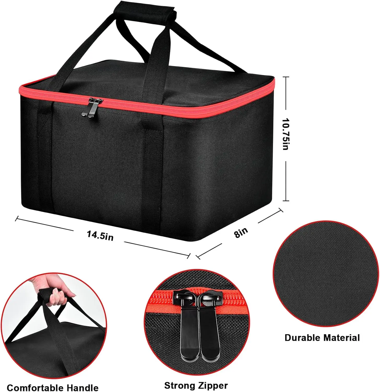 Air Compressor Bag Compatible with Milwaukee M18 Inflator 2848-20, Pump Carrying Box for Milwaukee Tools Accessories Case Only