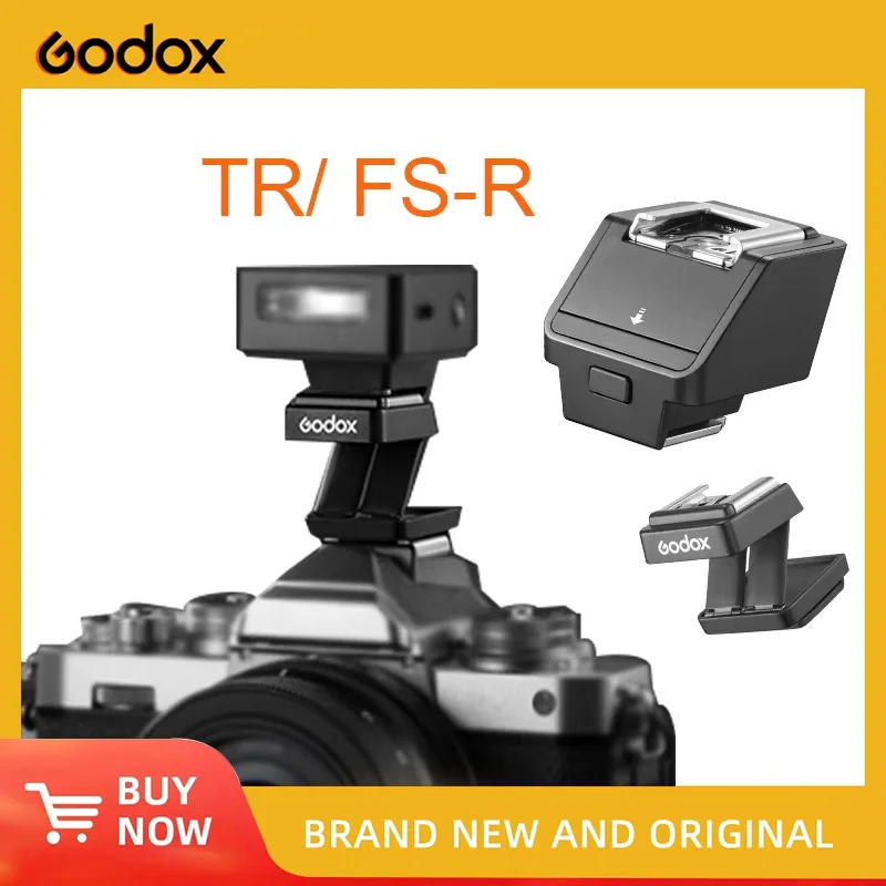 Godox TR/FS-R TTL Hot Shoe Riser: Складная подставка для горячего башмака с одним контактом для Canon, Nikon, Sony, Fujifilm, OM TTL, совместимая с iT20, iT22