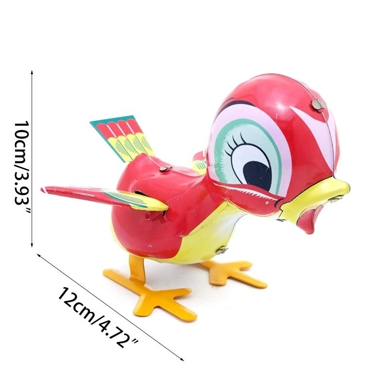 5'' Vịt Windup Đồ Chơi Rocking Robot Sắt Hình Trẻ Đảng Ủng Hộ Sở Thích Bộ Sưu Tập 15UB