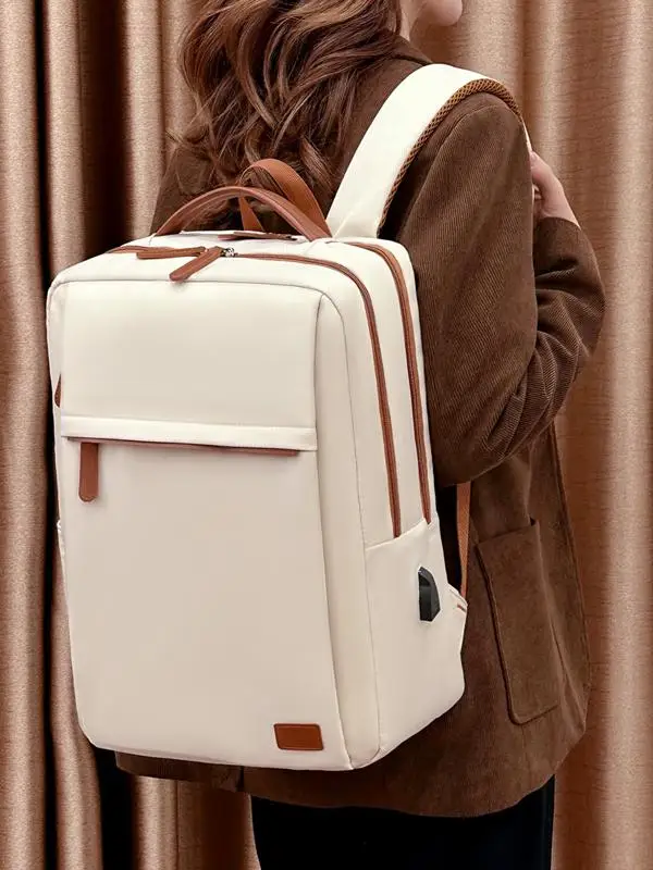 

New Faionable Multi-Layer ket Large Capaci Travel Busin Commuter Laptop Bag Lightweight Bapa for Students