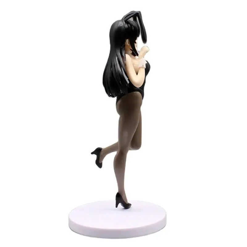 Rascal não sonha com uma irmã, aventurando-se para fora, coelho menina estatueta, anime modelo figura, Sakurajima Mai, 8.5"