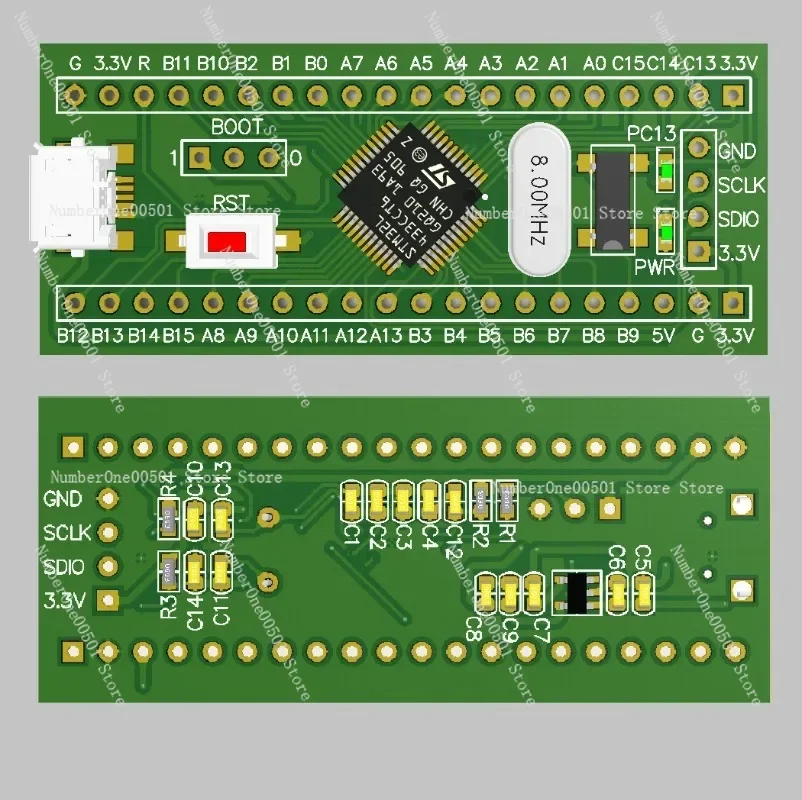 Stm32l433cct6 Development Board New Stm32l433 Minimum System M4 Core Board Promotion Low Power Board.LBW011.