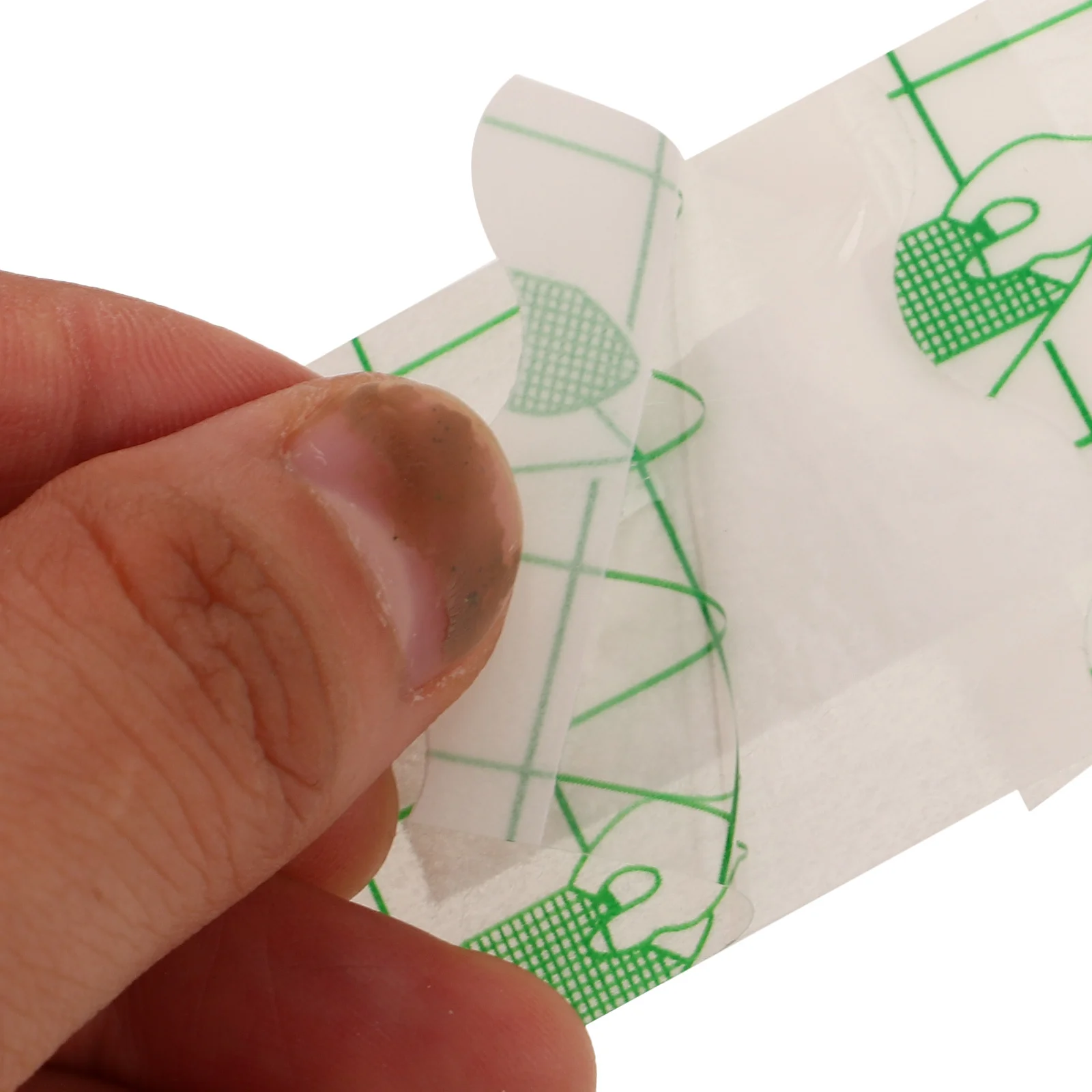 Parches de tela para cejas de 20 piezas, cubiertas de cejas no tejidas transpirables impermeables para rutina de maquillaje y cuidado de cejas post-tratamiento