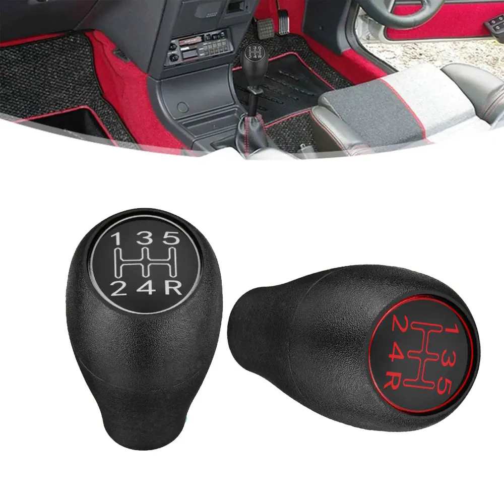 

5 Speed Gear Shift Knob Lever Shifter Handle Stick Plastic Car Product Accessories 2403-67 for Peugeot 504 505 309 205 GTI CTI