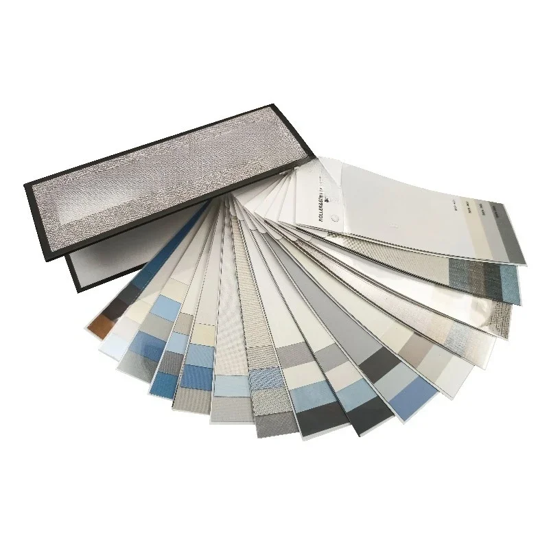 

House windows with built-in blinds, smart electric blackout curtains, with remote