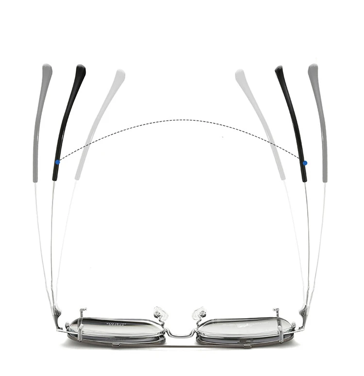 BCLEAR Mode Polarisierte Sonnenbrille Männer Frauen Magnetische Clip Auf Gläser Legierung Optische Rezept Brillen Rahmen Clip Sonne Objektiv – Detail 7