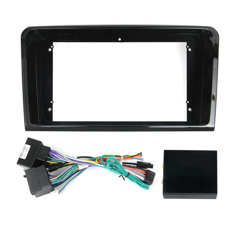 Fascia Adapter 9 Inch For Mercedes Benz ML GL ML350 GL320 X164 2005-2009 Android Car Radio Headunit Frame Harness Dash Fitting