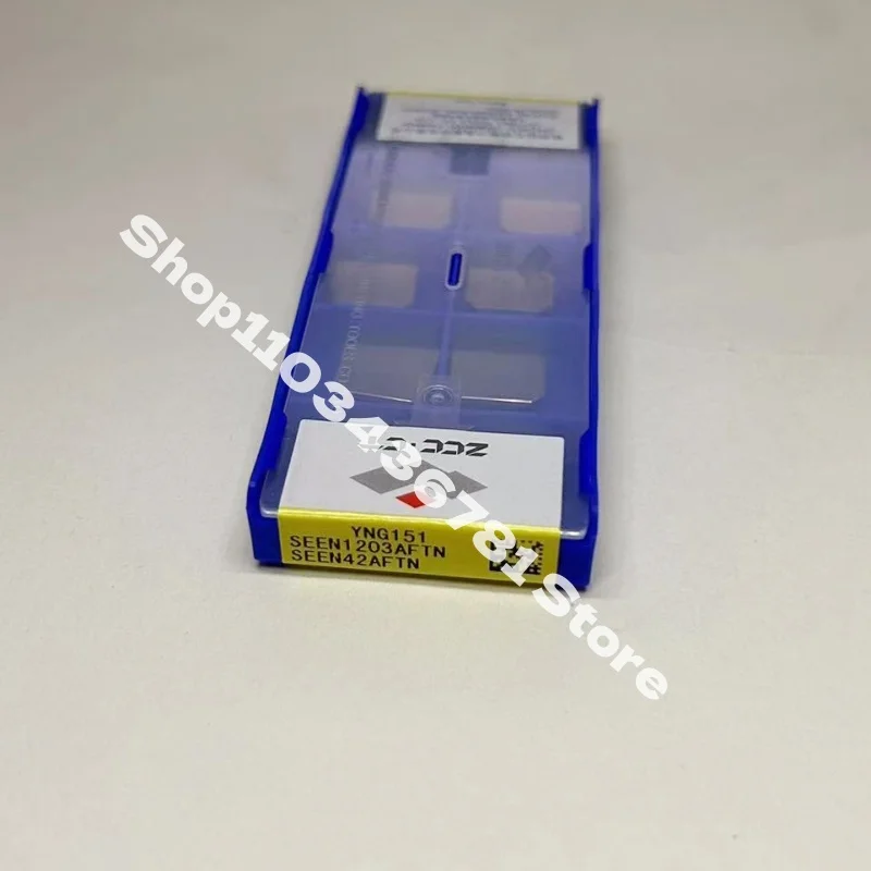 

SEEN1203AFTN YNG151 SEEN42AFTN Токарные лезвия с ЧПУ Твердосплавные вставки Режущий инструмент 10 шт.