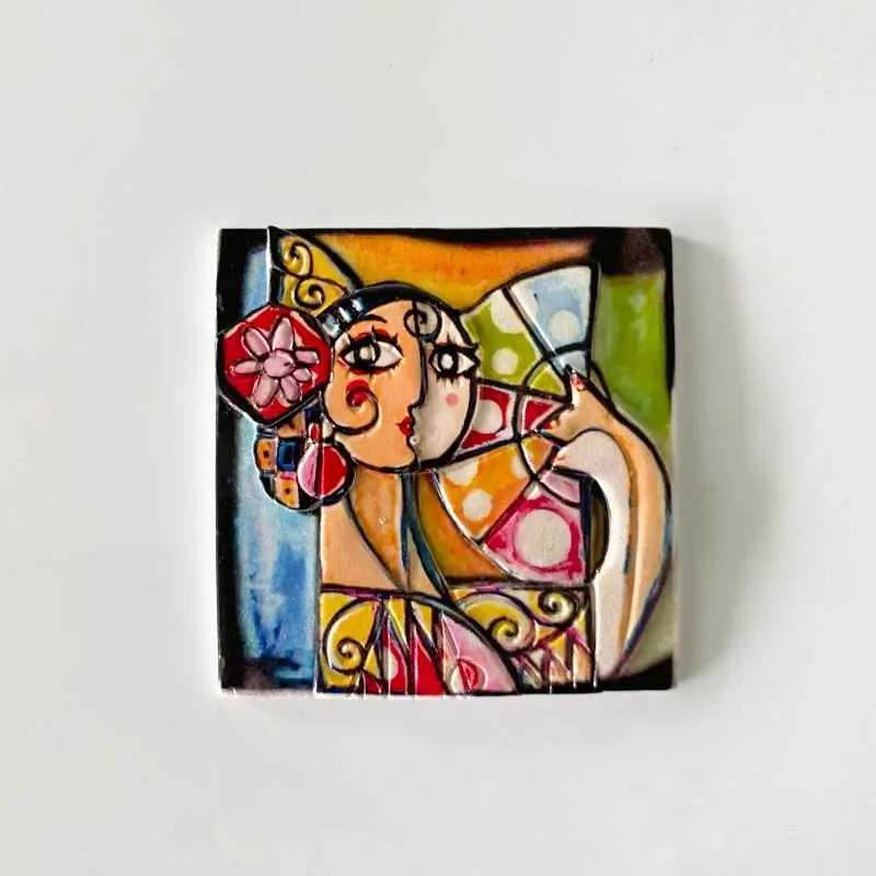 

Abstract Art Painting Fridge Magnet Home Decor Personalized Gift Picasso Famous Painting Souvenir Resin