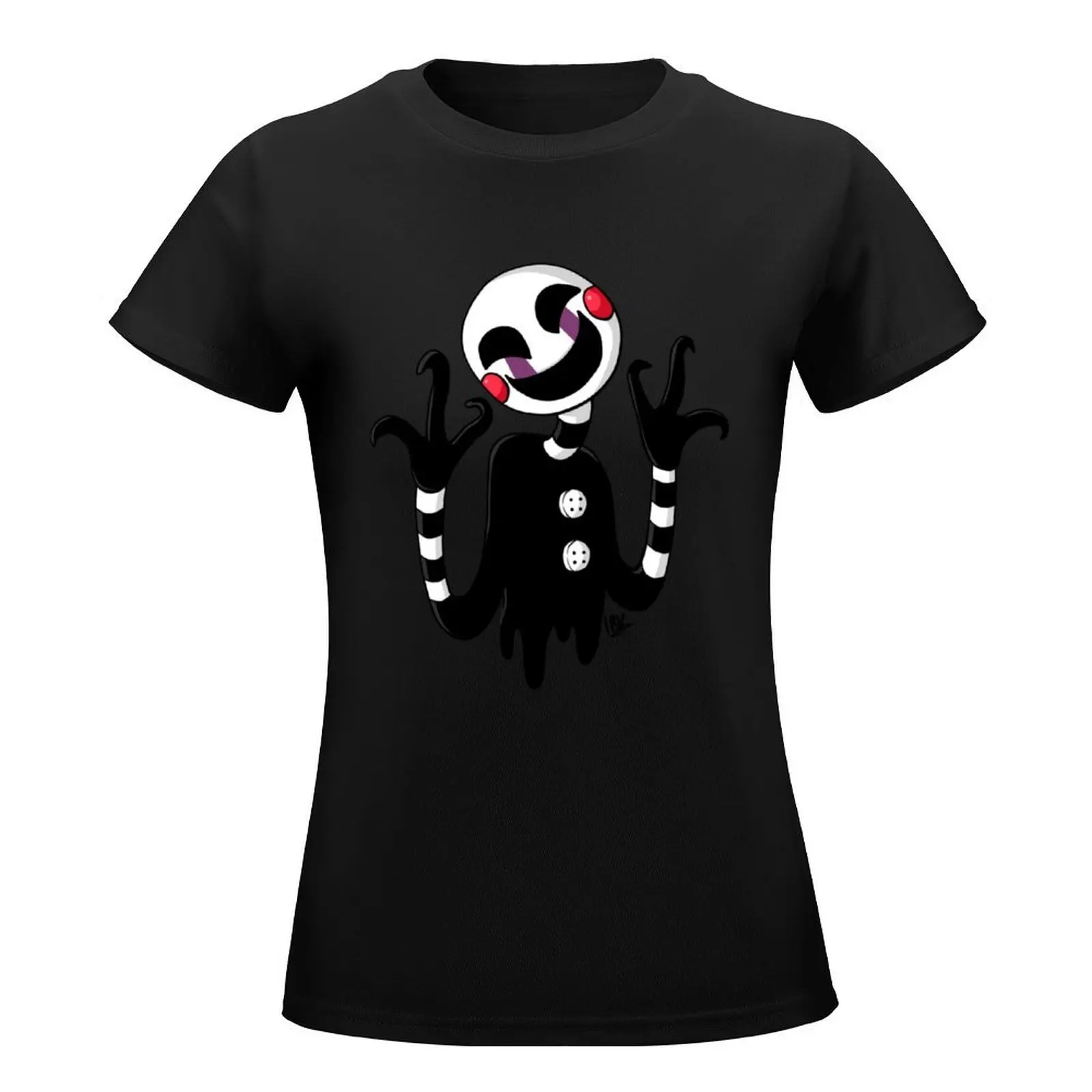 The Puppet T-Shirt Short sleeve tee vintage clothes hippie clothes tops black t shirts for Women