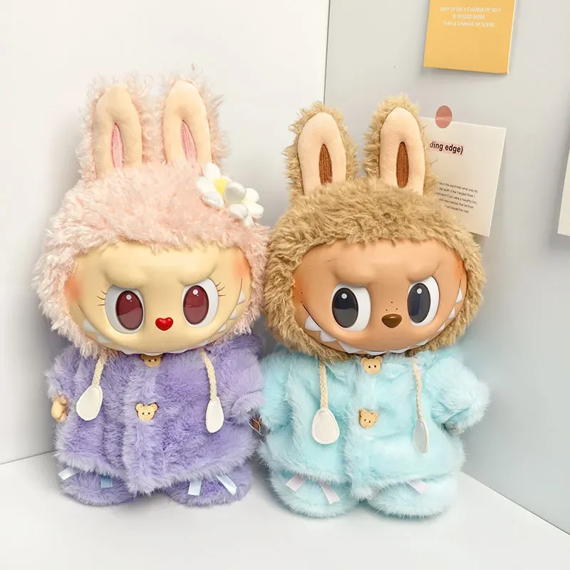

Одежда для плюшевой куклы Labubu 38 см: плюшевая куртка Labubu Time to Chill Pink Waxy Rabbit (только одежда)