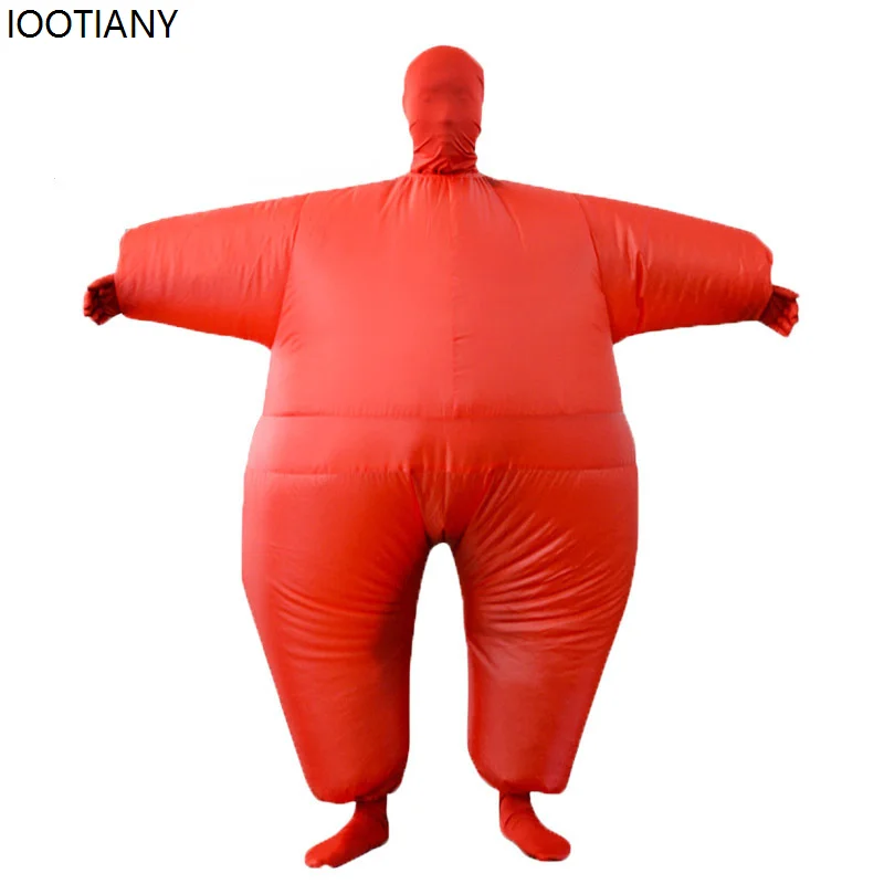 Unisex Masked Ninja Cosplay Inflatable Costume Halloween Adult Funny Sumo Big Fat Man Dress Up Carnival Party Anime Mascot Suits