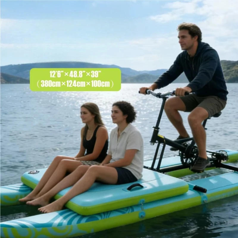 Wholesale Price New Inflatable Water Bikes Float Bikes for Water Parks and Beaches Rental Business