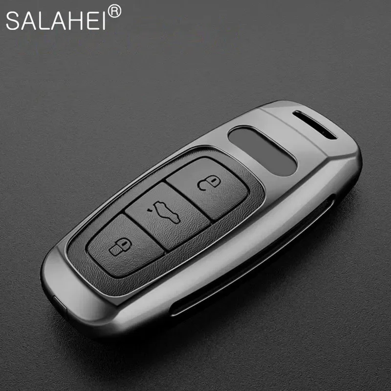 

Car Key Cover Case Bag Holder Protector Fob For Audi A1 A3 A4 A5 A6 A7 A8 C8 Q3 Q5 Q7 Q8 S4 S5 S6 S7 S8 R8 TT 2018 2019 Keychain