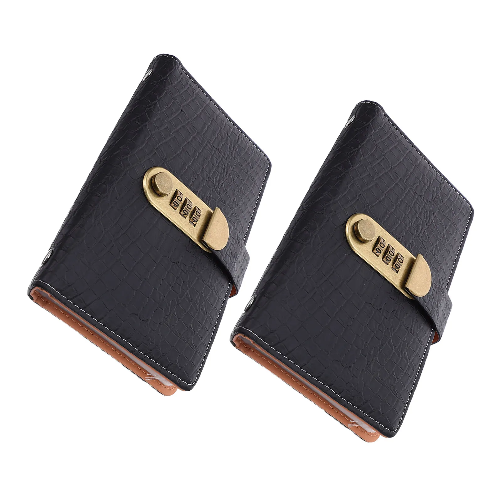 

2Pcs Password Lock Money Envelope Savings Binder Large Capacity Organizer Cash Envelope Book for Family Saving