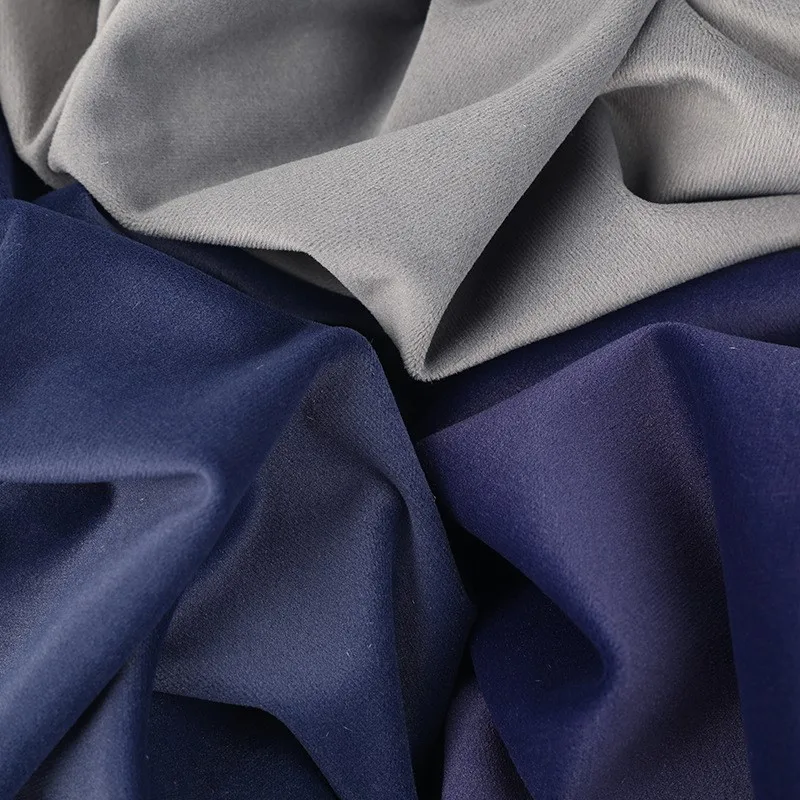 

Knitted polyester fleece fabric 180G spring and summer elastic for women's fashion dress