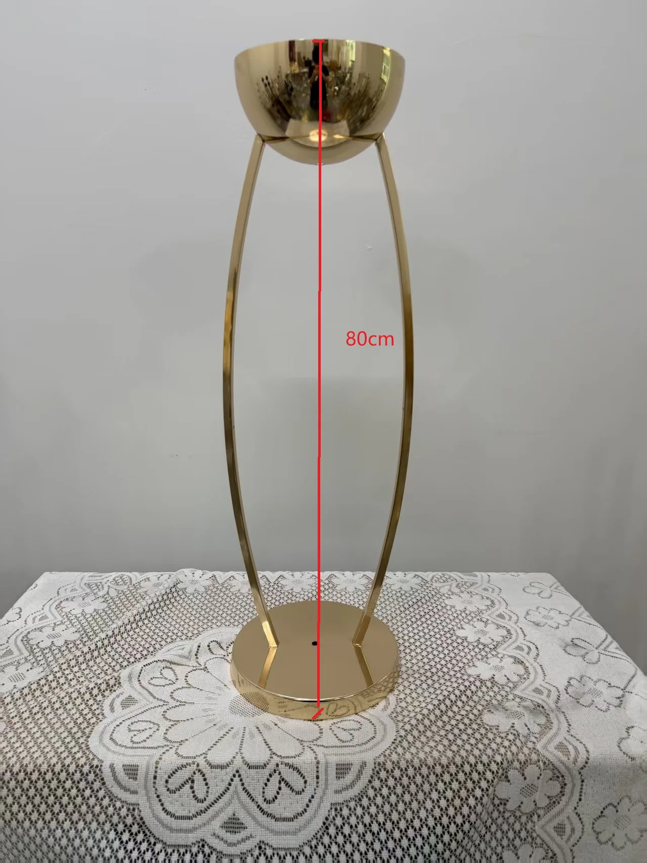 6 Stück/10 Stück Moderner Vergoldeter Blumenhalter mit Spiegelglanz-Finish - Ideal für Hochzeitsgänge, Esstische und formelle Veranstaltungen – Detail 6
