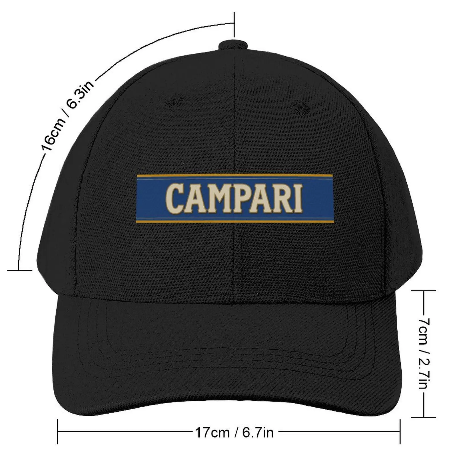 Campari Monogram Design Type 1 Baseball Cap Luxury Brand Brand Man cap Girl Men's