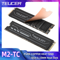 TEUCER Graphene M.2 SSD Heat Sink Dual-Layer Graphene and Copper Foil Design Cooler Radiator for Laptop PC NVMe NGFF 2280 Drive