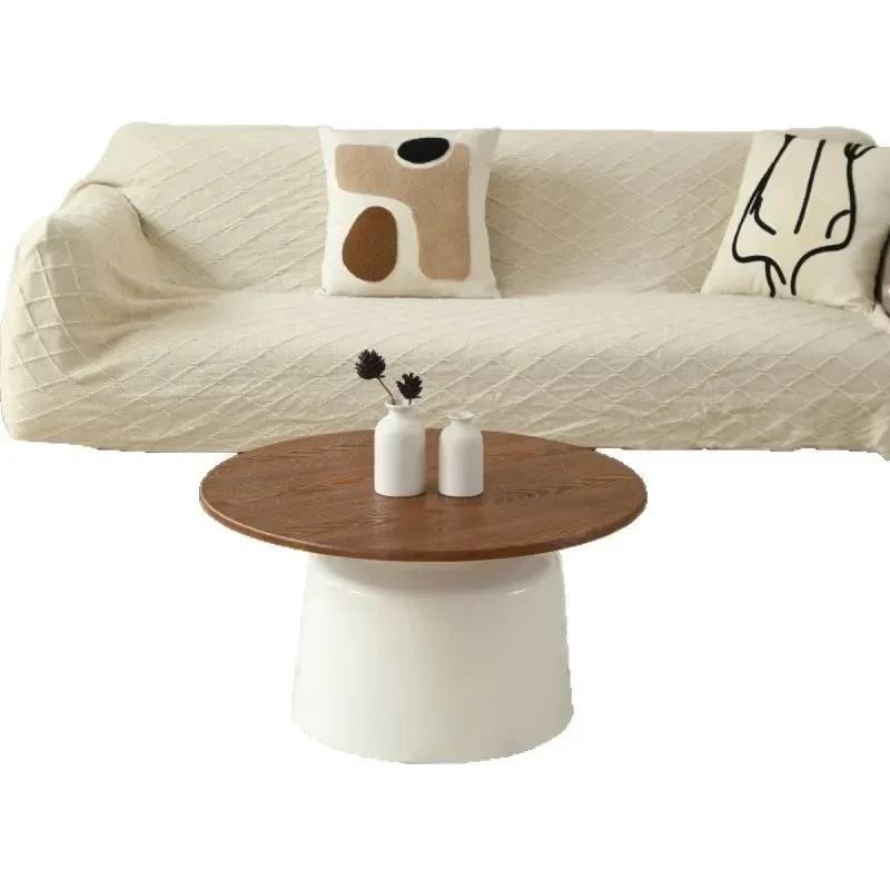 Cream Wind Nordic Apartment Coffee Table Living Room Household Small Apartment Simple Homestay Coffee Table Martini