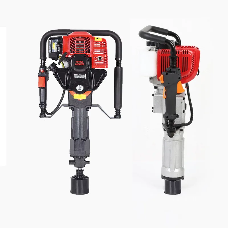 

2400W Powered Pile Driver for Emergency Railway Building Orchard Wooden PileTriangular Steel Electric Impact PilingTool