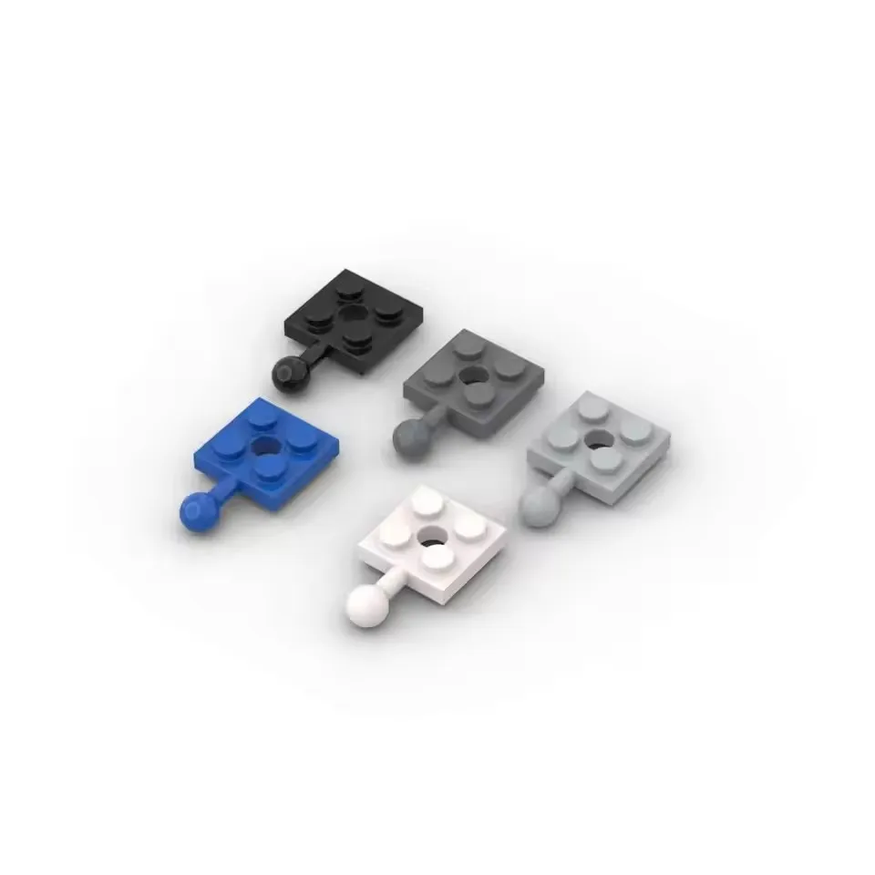 مكعبات بناء Gobricks GDS-1052 لوحة فنية، معدلة 2 × 2 مع كرة سحب وفتحة تعليمية متوافقة مع 15456 DIY