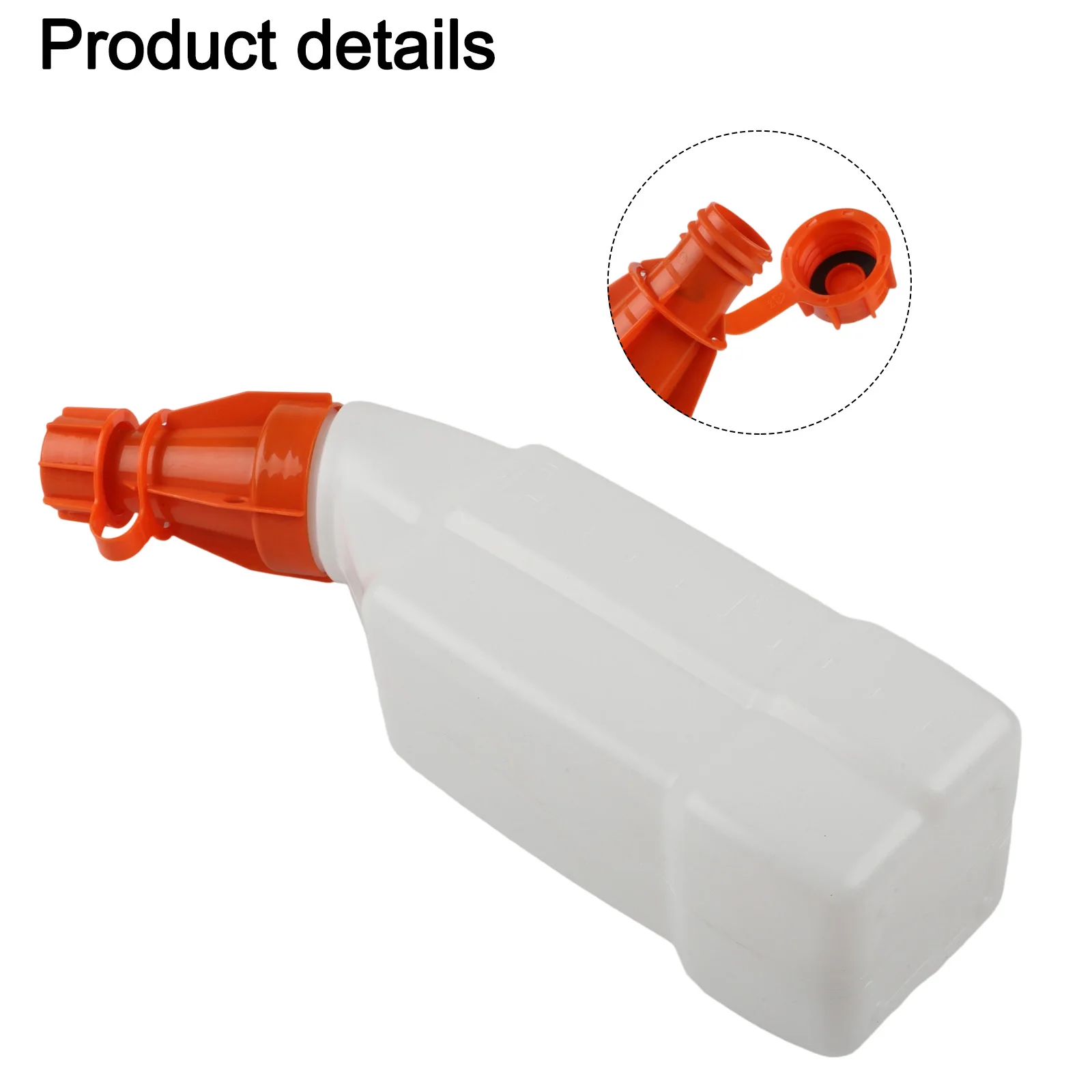 

1Pcs Oil Mixing Bottle 1L Fuel & Oil Mixing Bottle For 2-Stroke Garden Equipment Machinery Household Garden Tools Spare Parts
