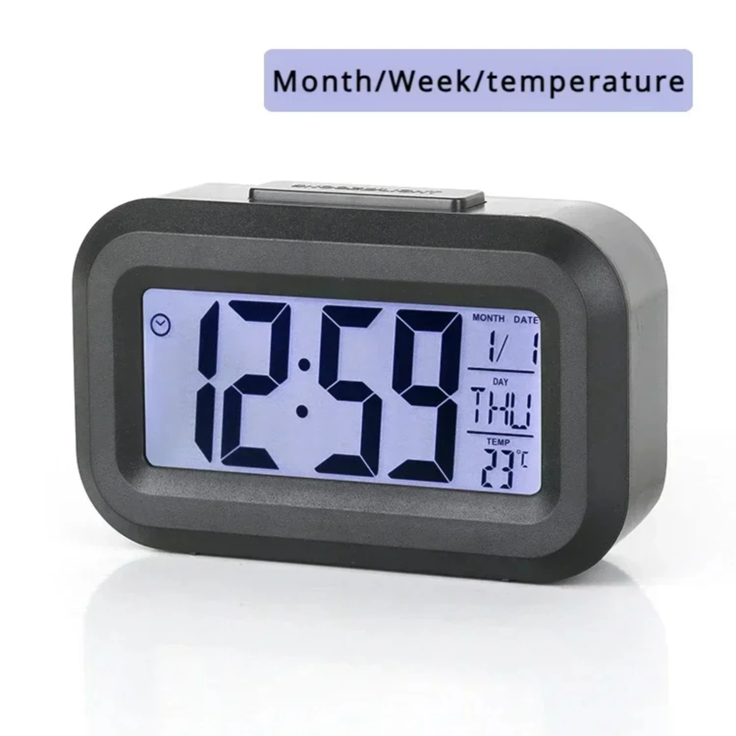 Digital Alarm Clock - Electronic Desktop Clock  Students Table Clock with Calendar Ideal  Classroom Office,  Decor