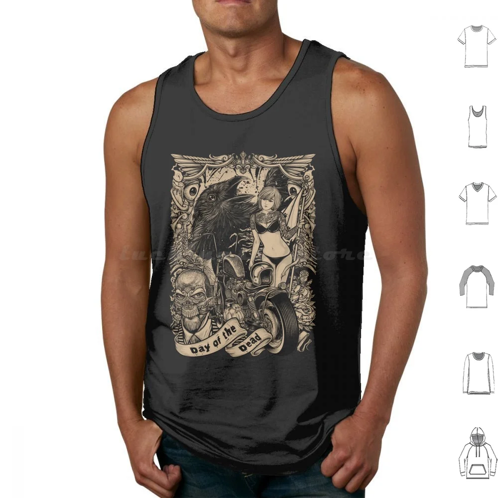 

Winya No. 32 Tank Tops Vest Sleeveless Cute Horror Tv Pop Culture Women Motorcycle Blood Revenge Girl Sexy Pinup Savage Kill