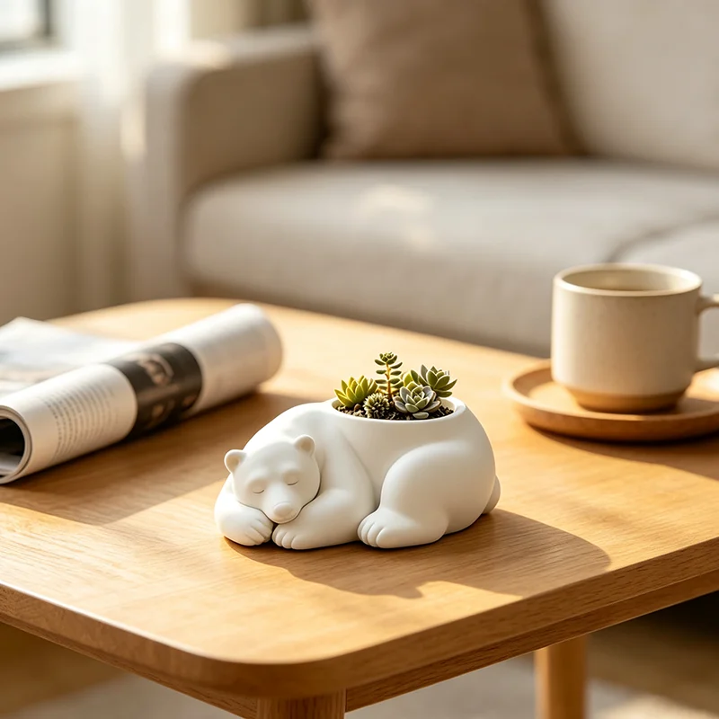 3D Printed Sleeping Polar Bear - огляд і ціна 3D Printing Pot