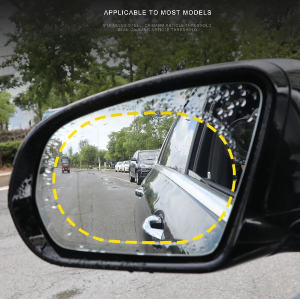 Car Rearview mirror Waterproof film Sticker for BMW Z4 E85 E89 i8 and i3 E39 E61 E60 E63 F07 F10 F11 M5