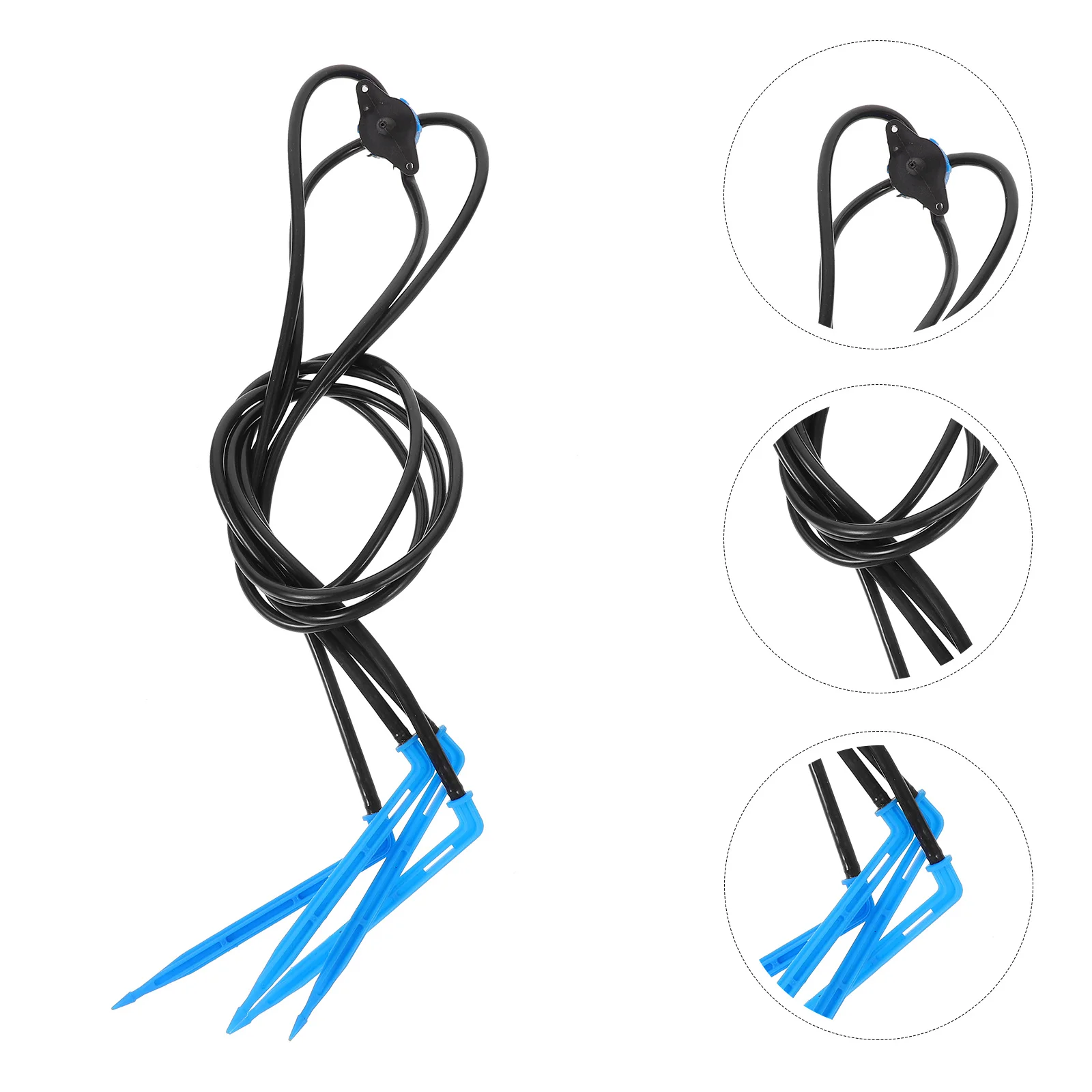 

10Pcs Water Current Stablizer Pressure Compensated Blue 4-Head Irrigation Spray Nozzle Garden Lawn Agriculture Irrigation