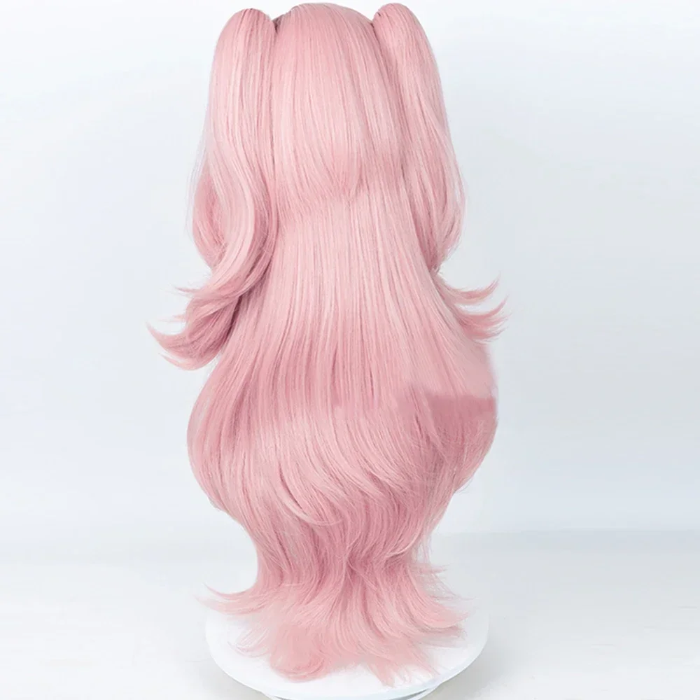 Zenless Zone Zero Nicole Demara Wig Synthetic Long Straight Pink Game Cosplay Hair Heat Resistant Wig For Party