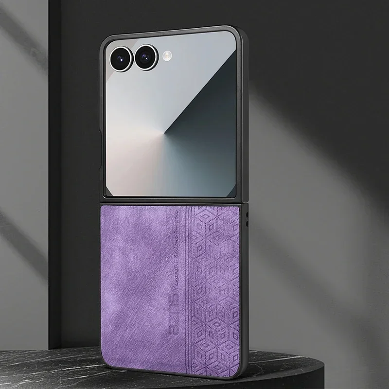 حافظة لهاتف سامسونج جالاكسي Z Fold7 5G حافظة فاخرة من جلد البولي يوريثان غطاء خلفي واقٍ لهاتف سامسونج جالاكسي Z Fold7 5G #1