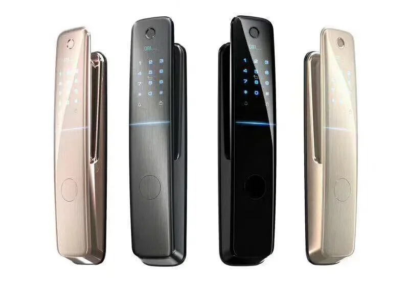 Keyless smart door lock  Fingerprint  electronic smart digital  door handle lock security high quality best price