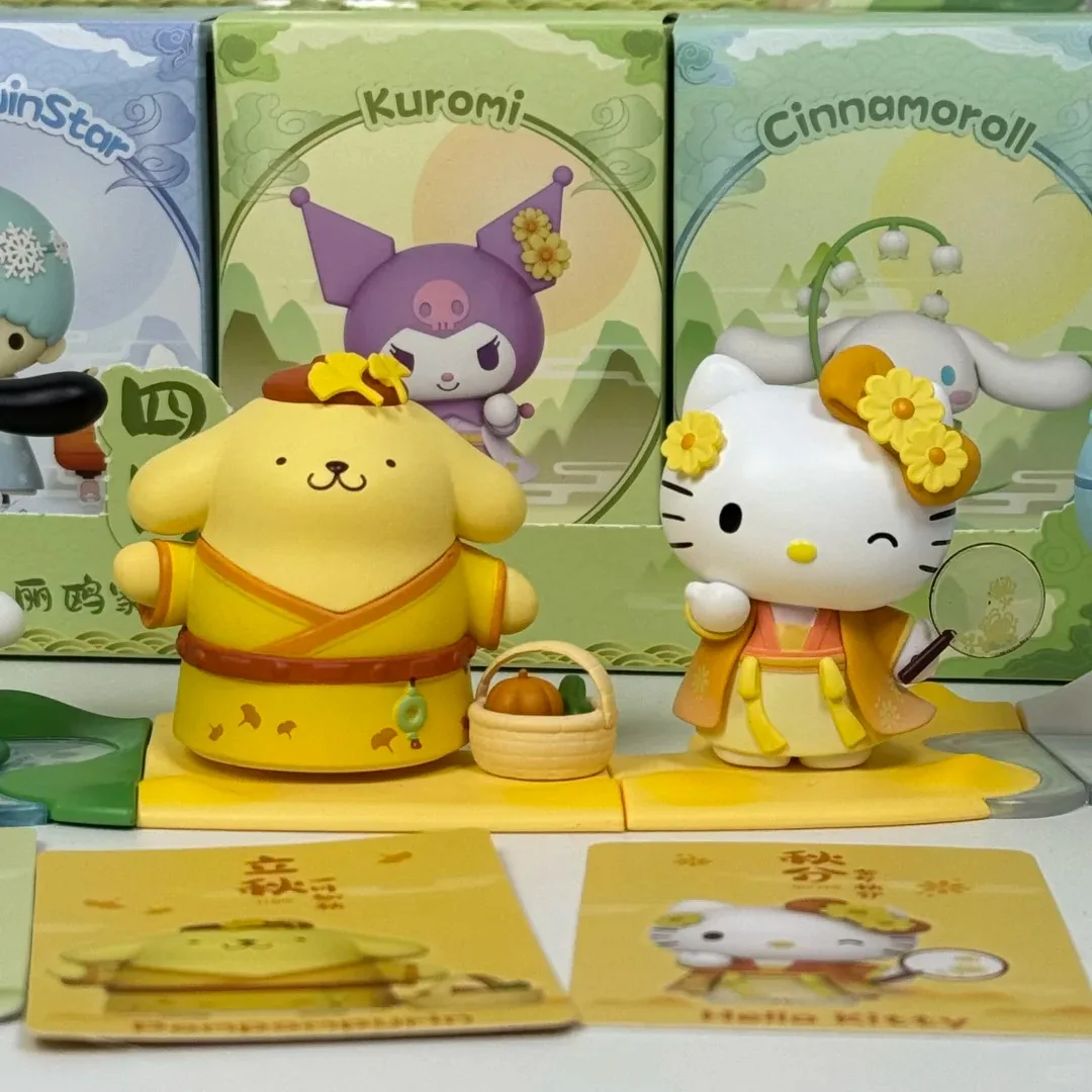 

Sanrio Characters Anime Figure - Handmade Collectible Ornament Figurine Four Seasons & Eight Solar Terms Series Genuine Toy