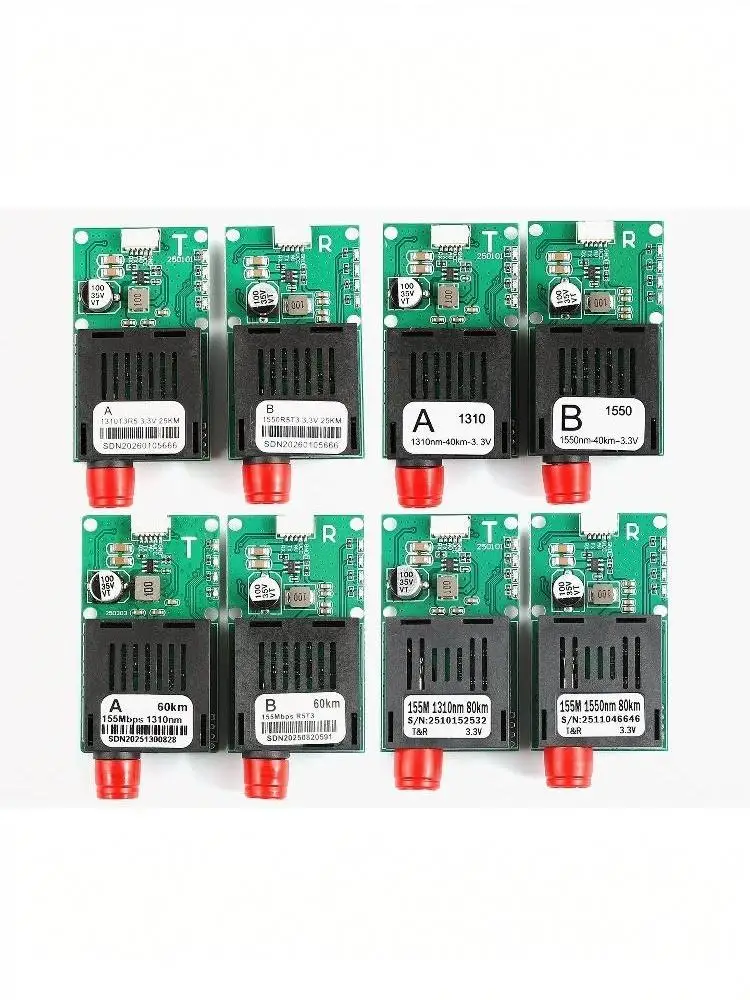 Moduł optyczny TTL Transceiver DC 5.5-26V Interfejs FC do dronów i urządzeń terminalowych RX/TX/AV/VCC/GND 20KM/40KM/60KM — zdjęcie produktu 6