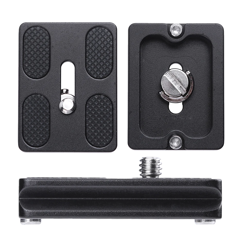 PU-50-100 Universal Metal Quick Release Plate For Benro Arca Tripod Ballhead Camera Tripod Adapter Mount Plate Board