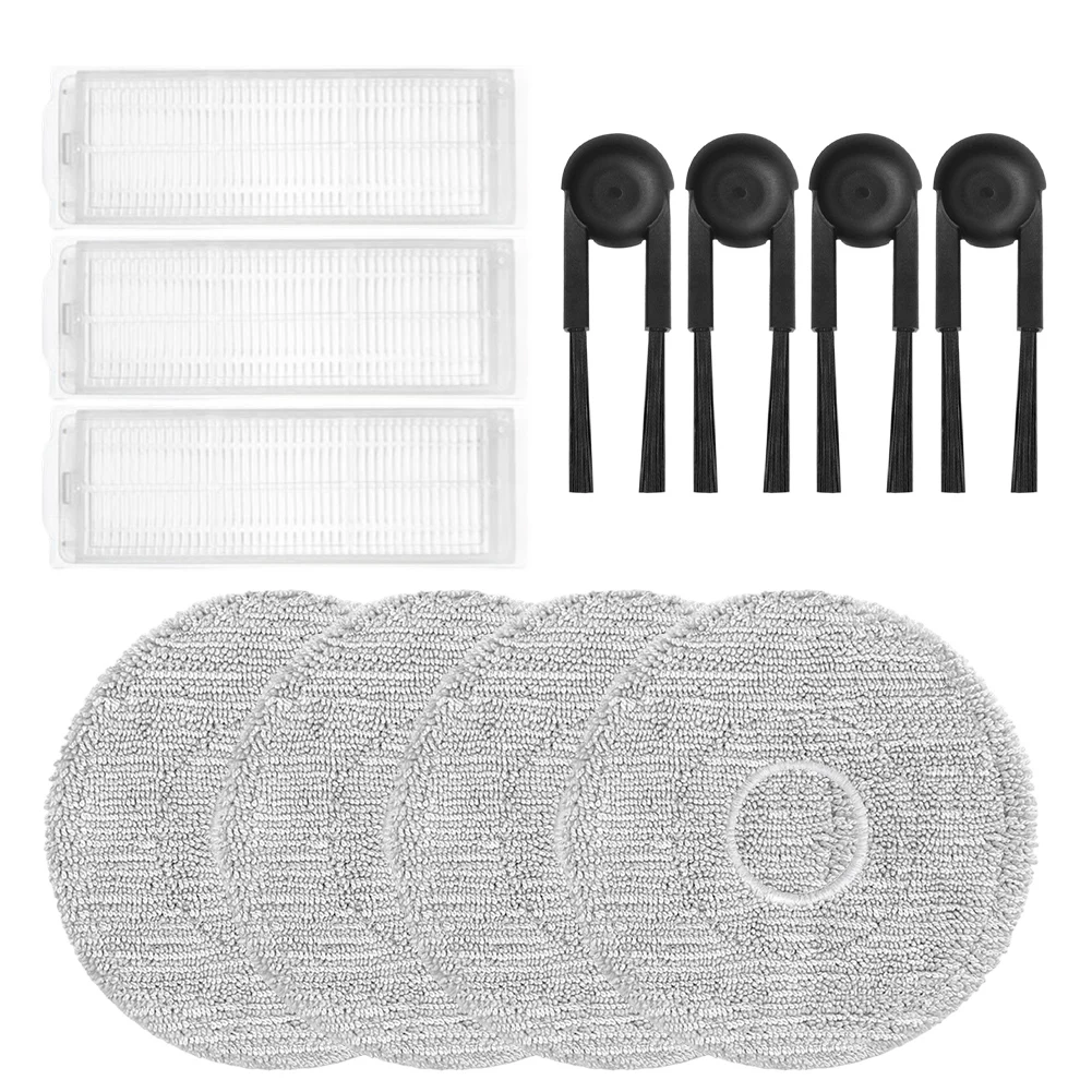Side Brush Filter Mop Cloth Kit Capture Dust And Other Particle For Xiaomi S40 Pro/OV71GL Vacuum Cleaner Household Cleaning Tool