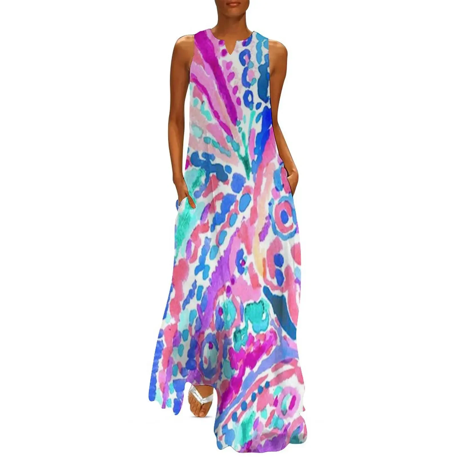 

color miss man mandeps Long Dress Women dresses summer birthday dress Dress