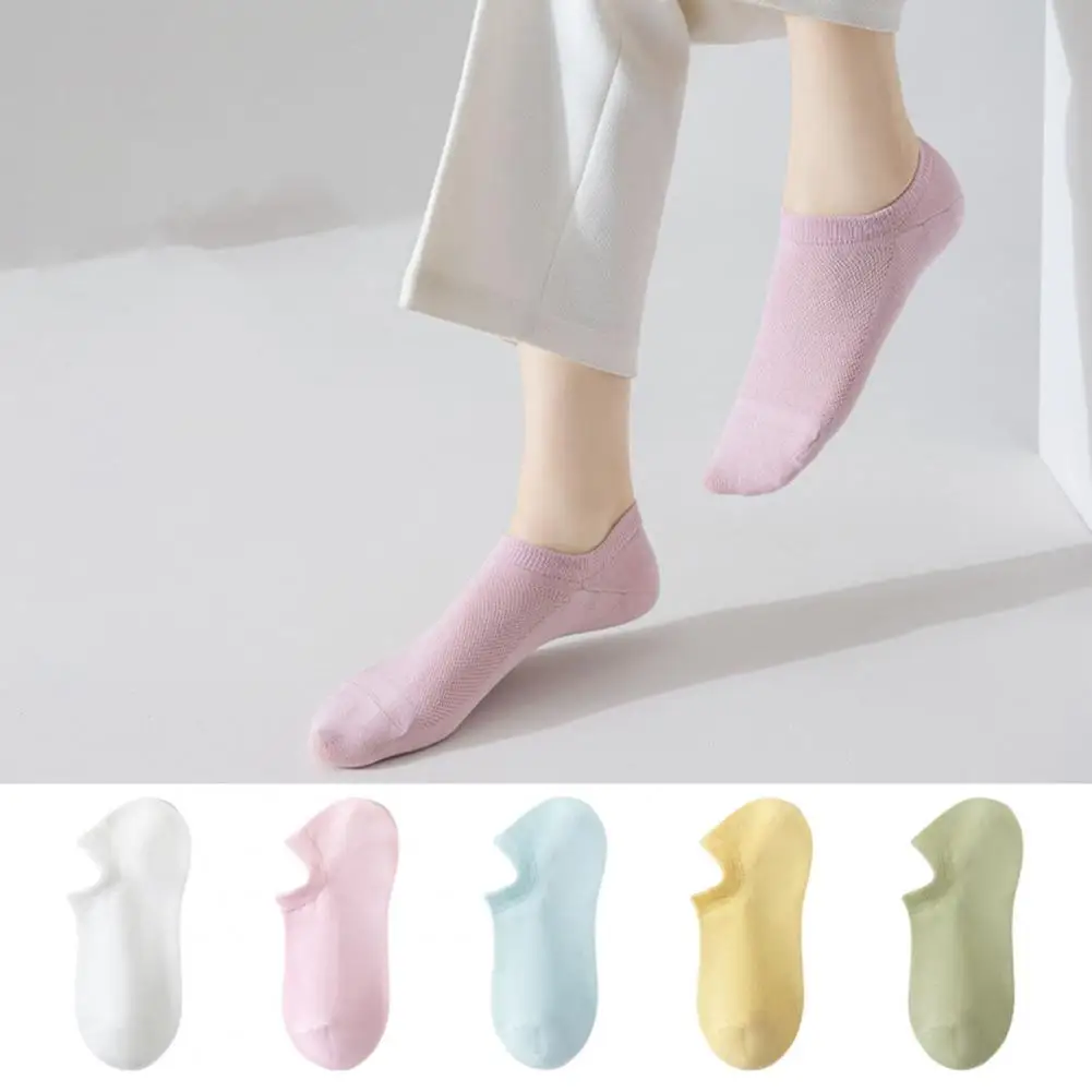 

Stretchy Breathable Socks Breathable Anti-slip Sports Cotton Socks with High Elasticity Sweat-absorption Unisex for Comfort