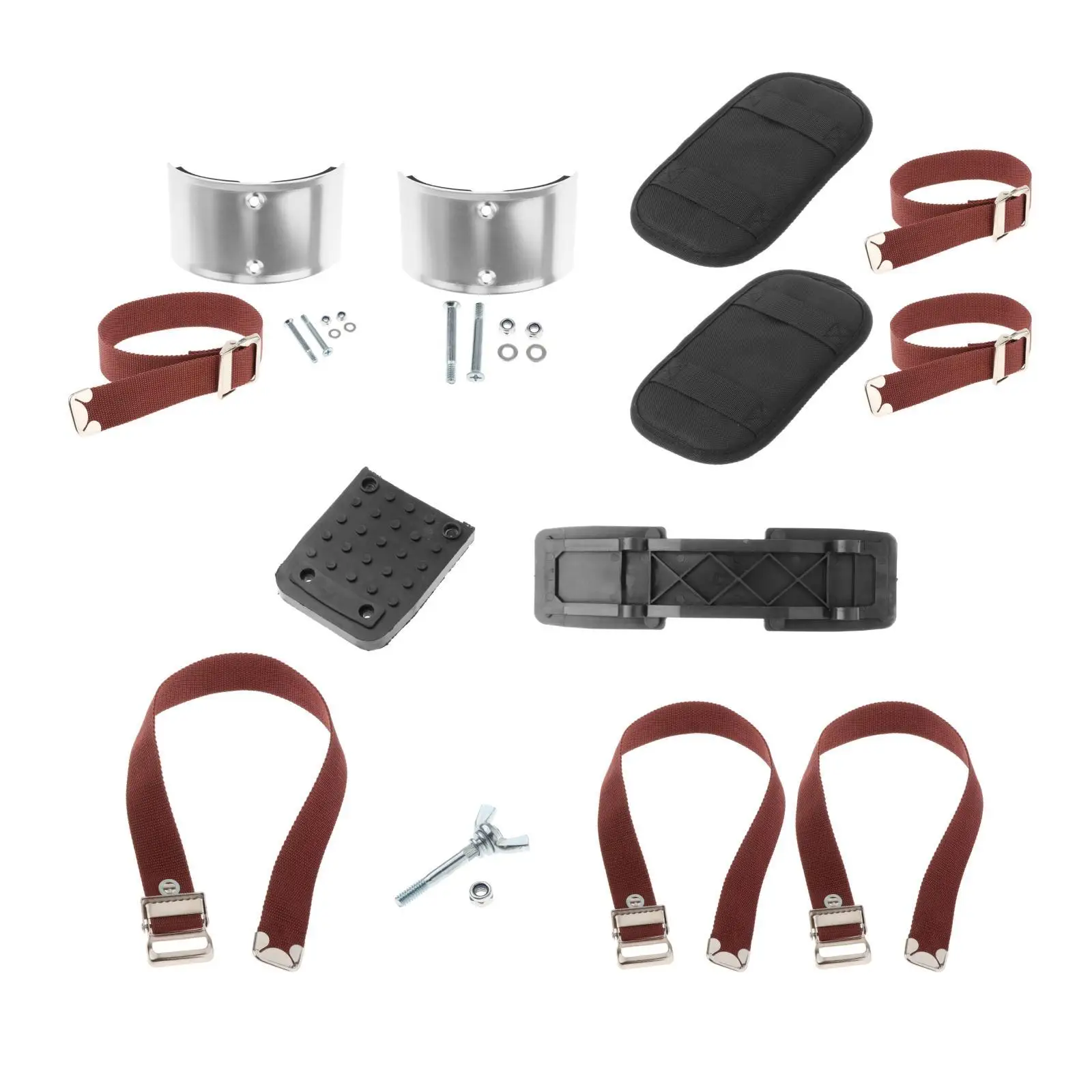 Imagem -01 - Drywall Leg Straps Kit para Stilts Leg Band Strap Parafuso de Parede Alta Peças de Reposição de Punhos de Perna Descanso de pé drywall leg straps kit para stilts leg band strap parafuso de parede alta pecas de reposicao de punhos de perna descanso de pe 01