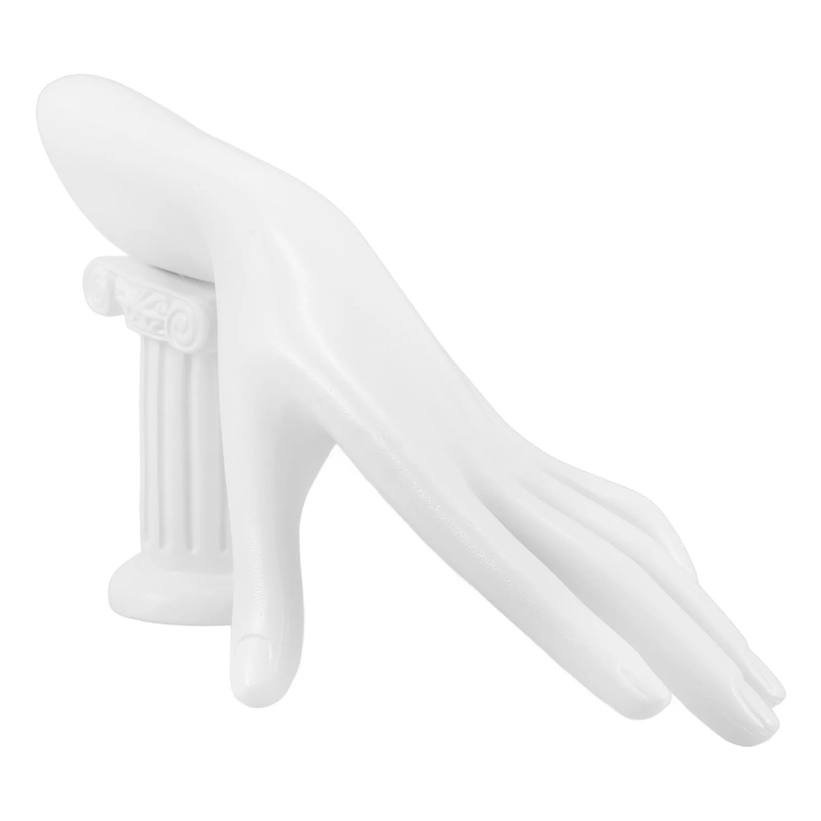 

Hand Molding Ring Holder Resin Mannequin Jewelry Stand Simple Style Color Multi Function Engagement Bracelet Display Eye
