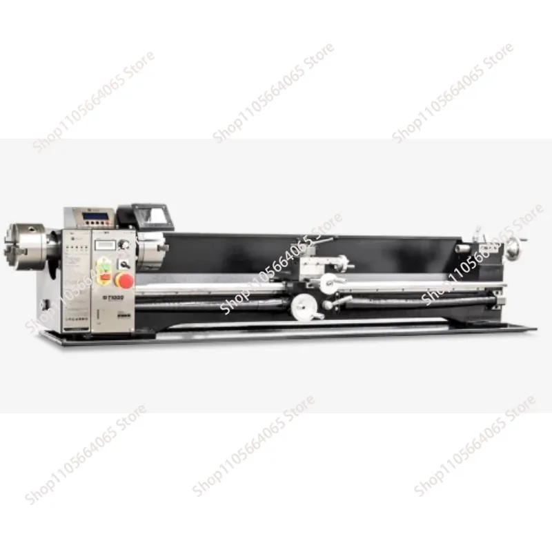 T1000 Horizontal Double Chuck Metal Lathe 220V for Cue Repair and Woodworking Maintenance