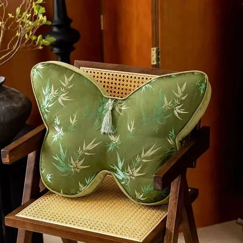 

Creative Alien Printed Butterfly Pillow Vintage Living Room Sofa Pillow Atmosphere Bed Waist Cushion