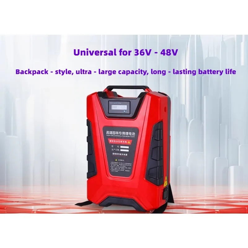 ハイパワーポータブルバックパックハンドヘルドリチウム電気ヘアドライヤー吹き葉吹きダストブロワー