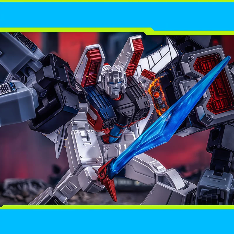 NOVO Transformando Megatron Starscream ‌   Figura de ação modelo montagem brinquedo coleção hobby móvel ornamento de mesa presentes de natal