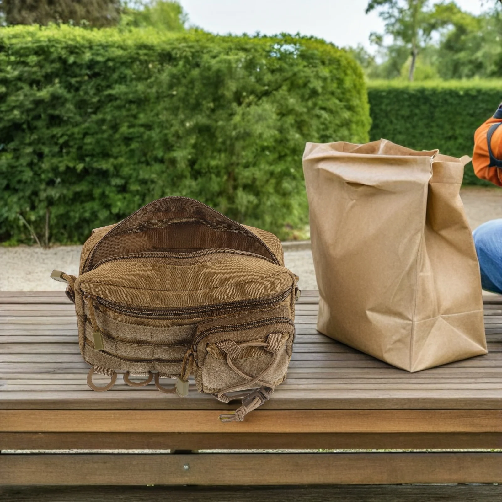 กระเป๋าแพทย์พกพาแบบมองเห็นได้ชัดเจน ขนาดกะทัดรัด สำหรับใส่ยาฉุกเฉิน เหมาะสำหรับการเดินป่า ตั้งแคมป์ ท่องเที่ยว และจัดเก็บยา