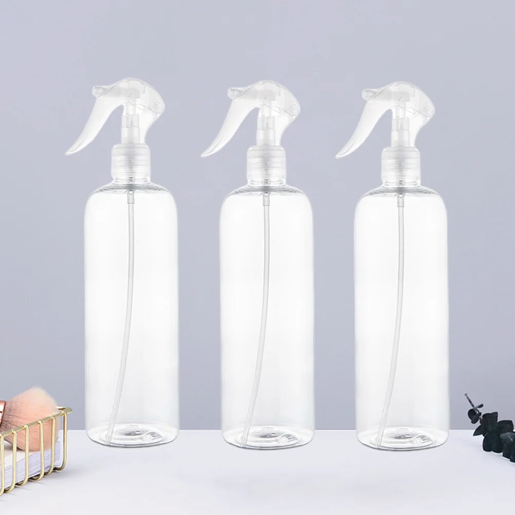 

3 pcs 500Ml Plastic Spray Bottle Transparent For Plants Garden Baking Refillable Lightweight Misting Bottle Portable Water